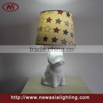 Animal kid ceramic table lamp