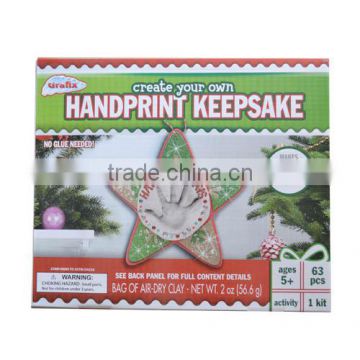 Create Your Own Handprint keepsake for kids diy craft toy set