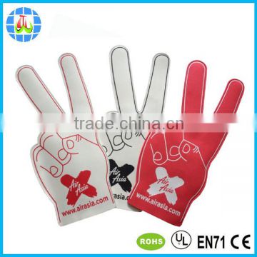 promotional cheering foam hand with custom logo