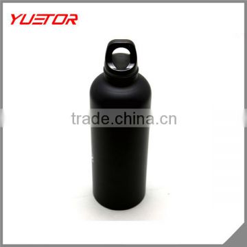 Black 500ML Metal Drinks Bottle Ideal Camping and Sports