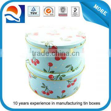 Food grade cookie tin can for high quality printing and making