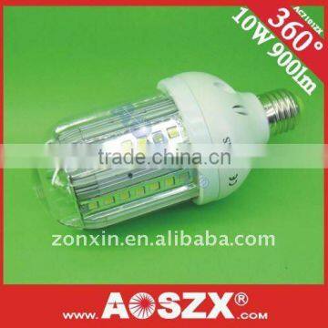 HOT SALE! 12V 24V 220v E27 10W SMD LED Corn Bulb E27 936-1120LM Ultra bright E40 Aluminum Alloy body good heat sink