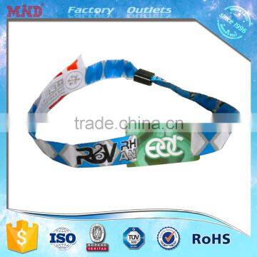 MDC483 Custom NFC Polyester Bracelet Rfid Fabric Woven Wristband for Event Quality Choice photo-6