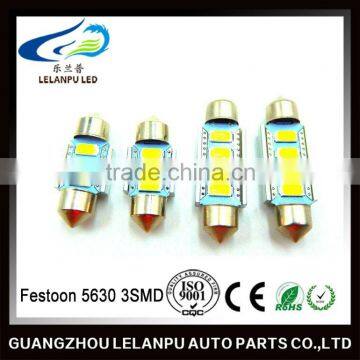 auto led light Festoon 5630 4SMD 36/39mm canbus lamp led car light