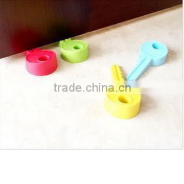 New key shape soft rubber door stop