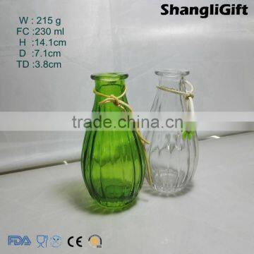 230ml Clear Glass Vase Transpared Glass Vase For Household Decoration