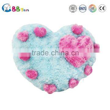 ICTI Hot Import Toys Lovely Heart-shaped Pillow Plush Baby Toys photo-2