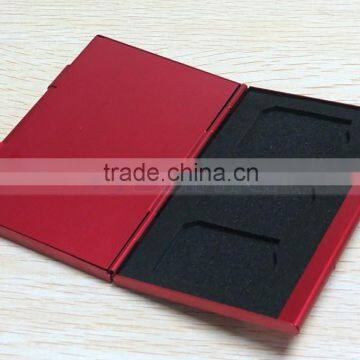 Aluminium Alloy EVA Storage Box for SD MMC TF Memory Card Protecter Case 4x for SD Card,8x Micro SIM Card photo-3