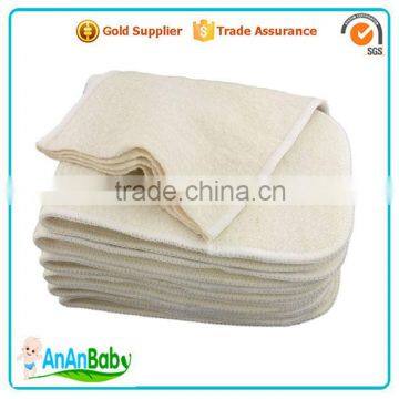 AnAnbaby Free Shipping Reusable 4 Layers Hemp Cotton Inserts