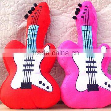 Lovely Guitar Stuffed Toys/High Quality Stuffed Guitar Toy/Stuffed Huggable Toy Guitar