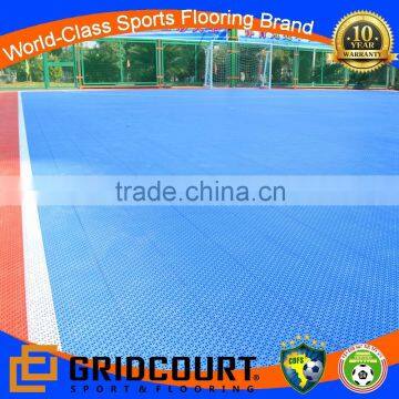 plastic interlock outdoor futsal flooring