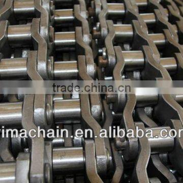 Cranked-plate steel pintle chains