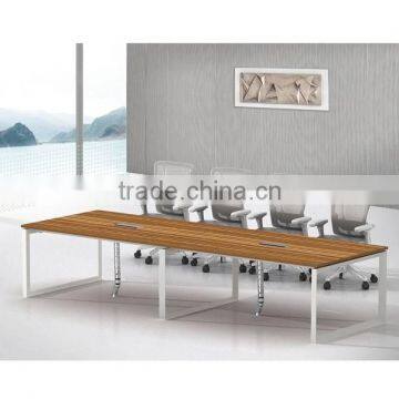Metal Base and Melamine Wooden Top Conference Table