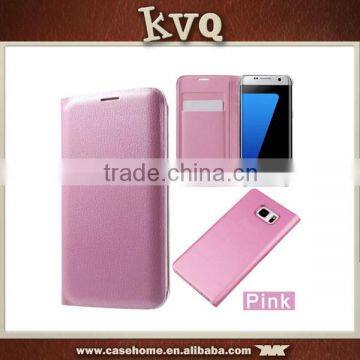 Various Colors Ultra Thin Flip Phone Cover for Samsung Galaxy S7 Edge