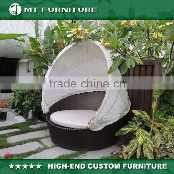 round rattan garden furniture outdoor daybed lounge