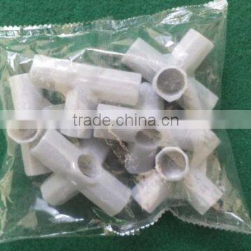 All Kinds Plastic White PVC Pipe Fitting, customized processing of plastic parts