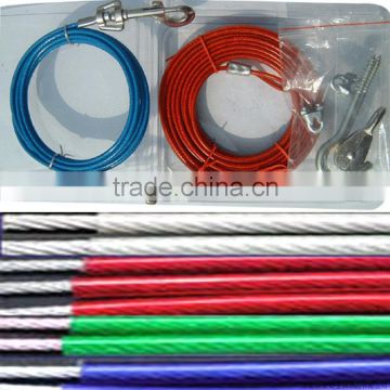 Nylon coated steel wire rope