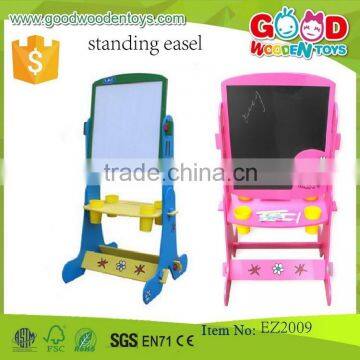 hot selling promotinoal wooden easel OEM/ODM cute colorful wooden standing easel