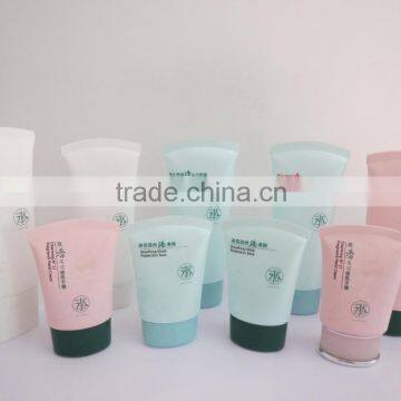 plastic cosmetic tube design for cream packaging