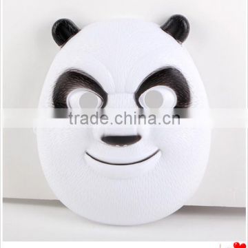 Hot sale Kung Fu Panda plastic party mask for kids