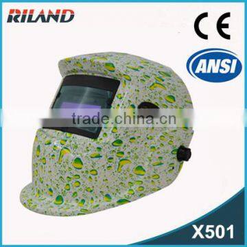 Riland NEW CE ANSI Standard Animal Auto Darkening Welding Helmet Aluminum Welding Helmet photo-2