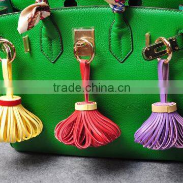 Custom Design Colorful pu Leather Tassels for Bag/garment Wholesale Chinese Supply Quality Choice photo-3