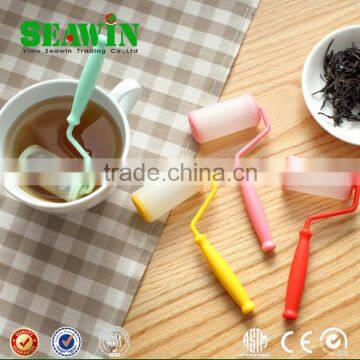 fashion roller tea filter bag silicone roller filter strainer teabags