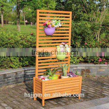 garden outdoor wooden balcony planter