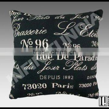 VINTAGE PRINTED CANVS CUSHION, VINTAGE CUSHION