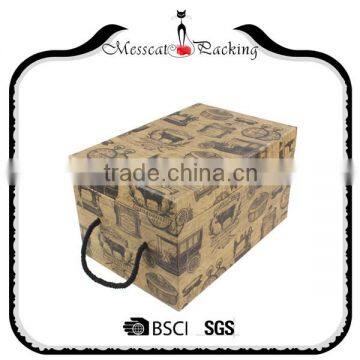 Handmade Pharmaceutical Kraft Paper Gift Box Window Baby photo-3