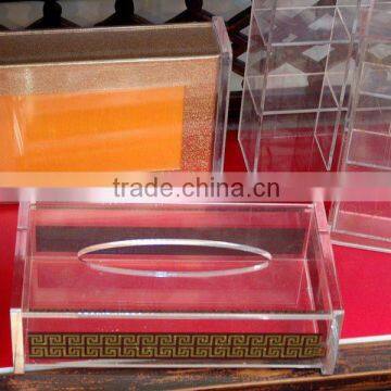 Customized Pop Acrylic Tissue Box