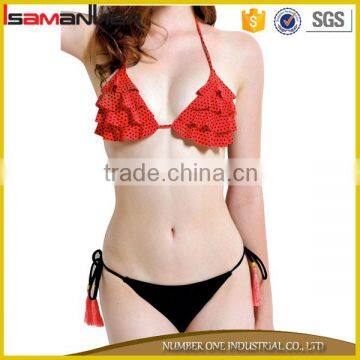 Red and black sexy sexi open young girl bikini ladies micro bikini extreme sexy                        
                                                                                Supplier's Choice