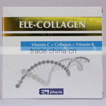 cosmetics raw material and package material use for Collagen injectable