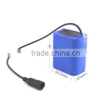 11.1V/12V 4400mAh 18650 li Ion High Rate Rechargeable Battery for Head Lamp, Font Light, LED Lighting photo-4