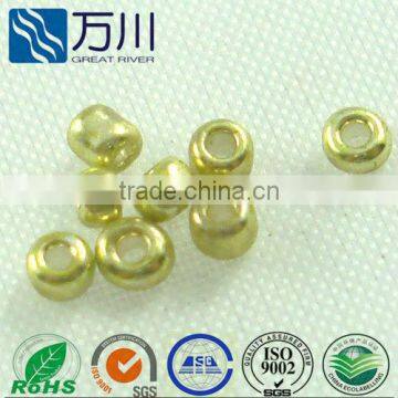 Wholesale YIWU China Alibaba 12/0 8/0 Gold Color Glass Beads