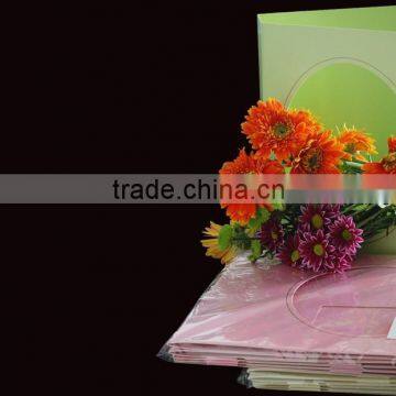 flower gift packaging / wrapping living card