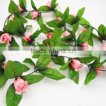 Beautiful Artificial Rose Wreath in Different Colors for Wedding Decor photo-2
