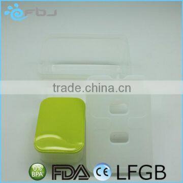 Clear Plastic BPA Free Bento Lunch Box Set photo-3