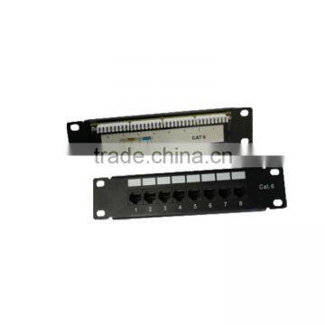 Factory Price 8 port cat6 patch panel