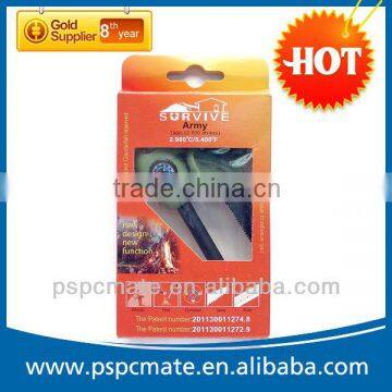 Outdoor Survival Flint Stone Fire Maker With Whistle Rule