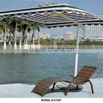 outdoor wicker rattan chaise daybed with cheap price