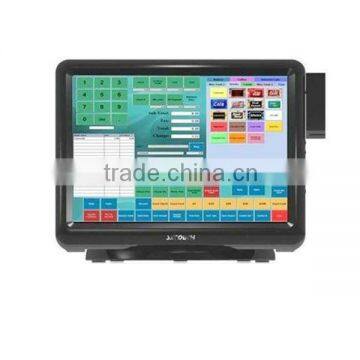 All in one touch screen pos terminal point of sales system for restaurant