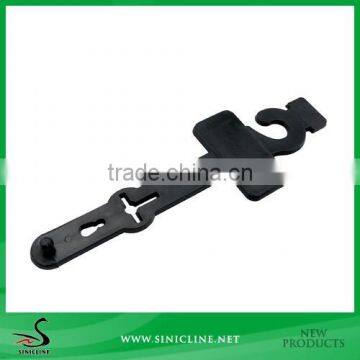 Sinicline 2015 Wholesale Black Plastic Belt Display Hanger