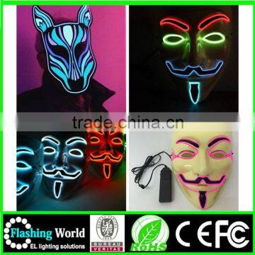 hot selling custom fashionable ladies round neck black cotton hot selling ghost rider party mask