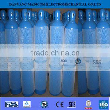 40L high pressure steel gas cylinder Oxygen /Nitrogen/CO2 /Argon cylinders TPED/ISO9809 standard