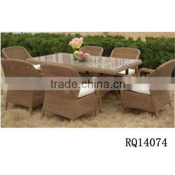 Table PE Rattan Alum Frame Table Sets