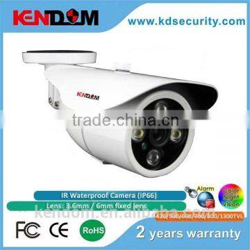 Kendom Super Star Product Alarm Camera CCD 700TVL Weather-proof motion detection COLOR video at night