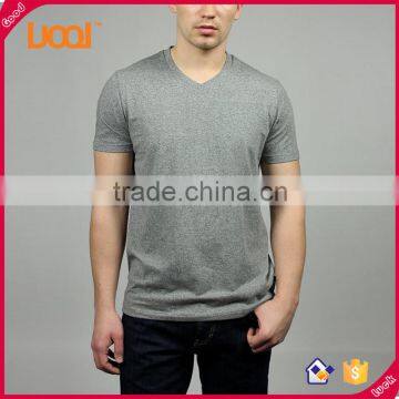 Custom customizing fashion design plain black grey t shirts