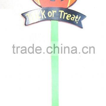 Wooden garden stick halloween decoration