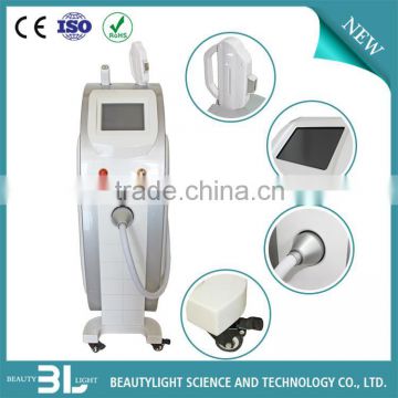 High energy vertical E-light for hair removal